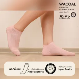 ถุงเท้าข้้อสั้น Cotton Socks Anti-bacteria รุ่น WW1106  สีชมพูดอกคาร์เนชั่น (CP)