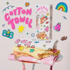 ผ้าขนหนูเช็ดผม Cotton Towel Wacoal x Fluffy Omelet Collection รุ่น WW110500(มี 3 สี สีชมพู/สีขาว/สีเหลือง)