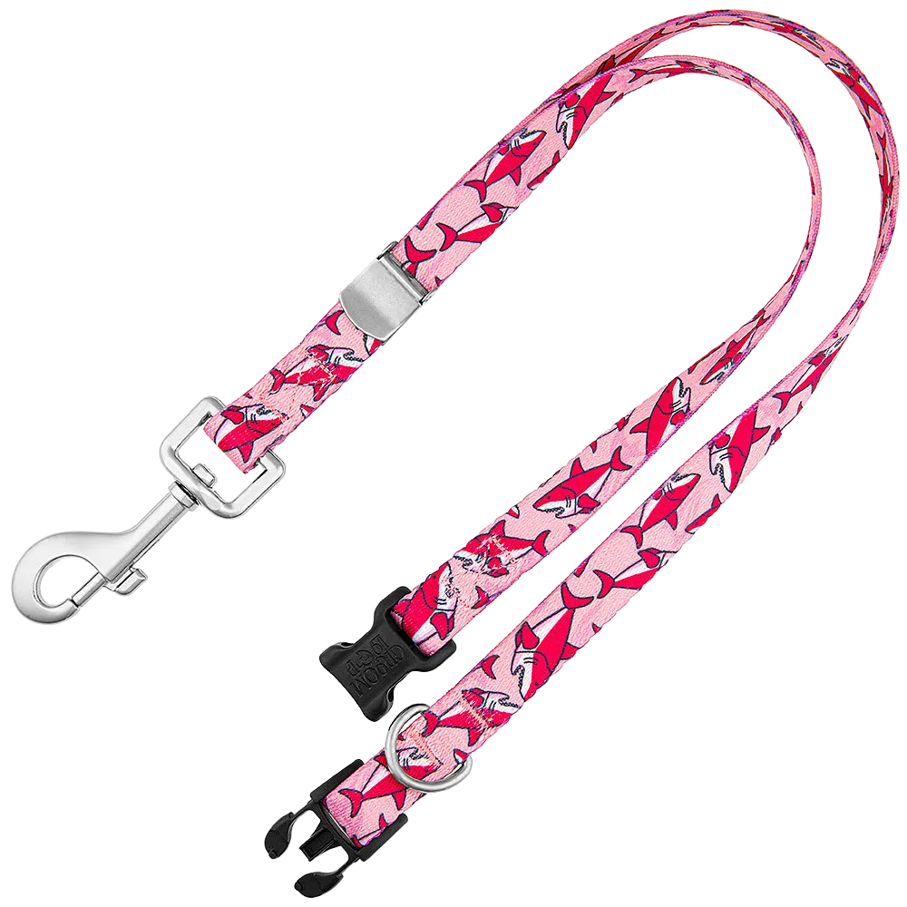 20" Polyester Loop Pink Sharks by Groom Loop