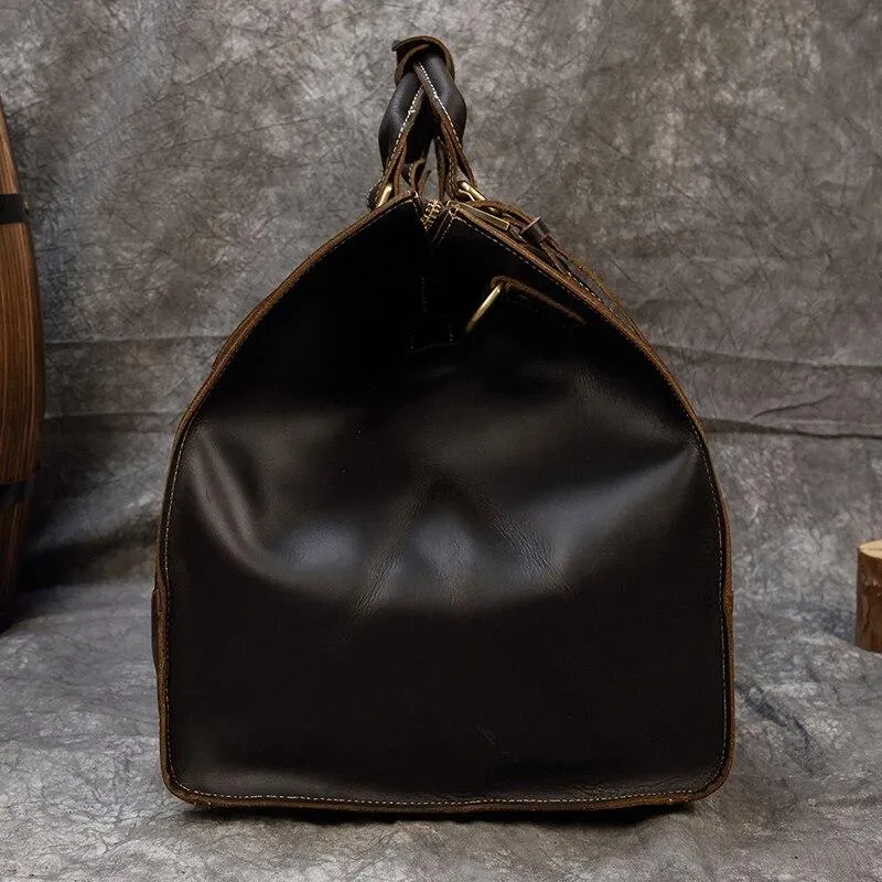 Alastair Crazy Horse Leather Duffel Bag