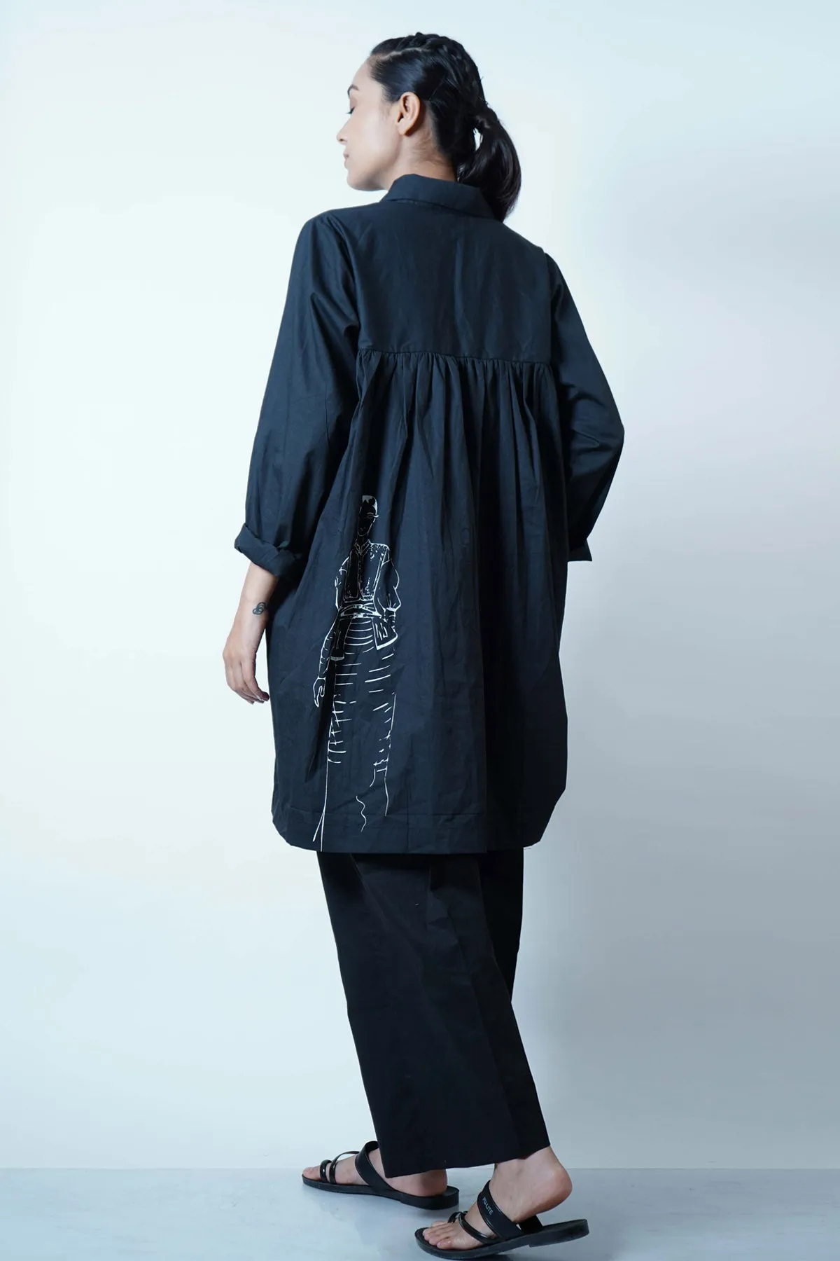 Black High Low Top & Pants