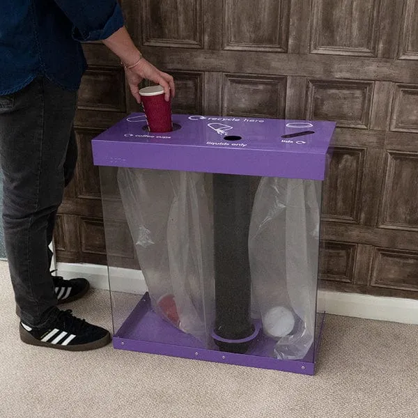 Box Cycle Cup Recycling Bin - 120 & 160 Litre Available