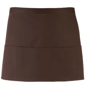Brown - Colours 3-pocket apron