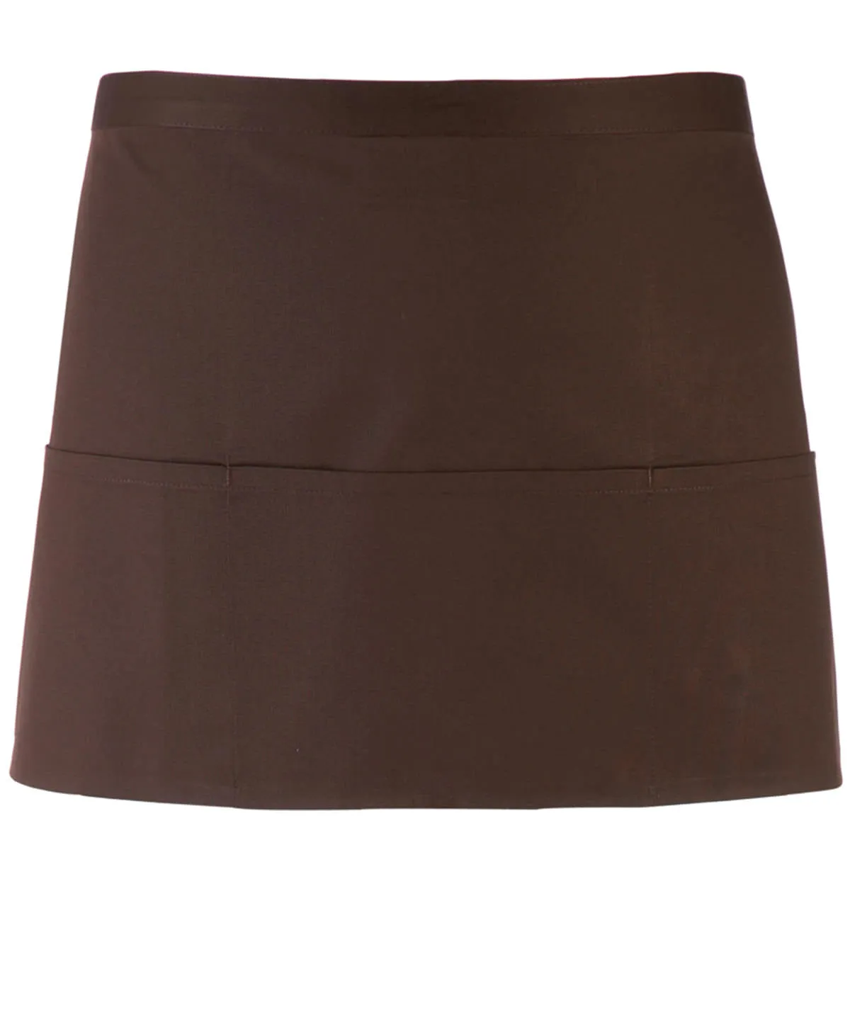 Brown - Colours 3-pocket apron
