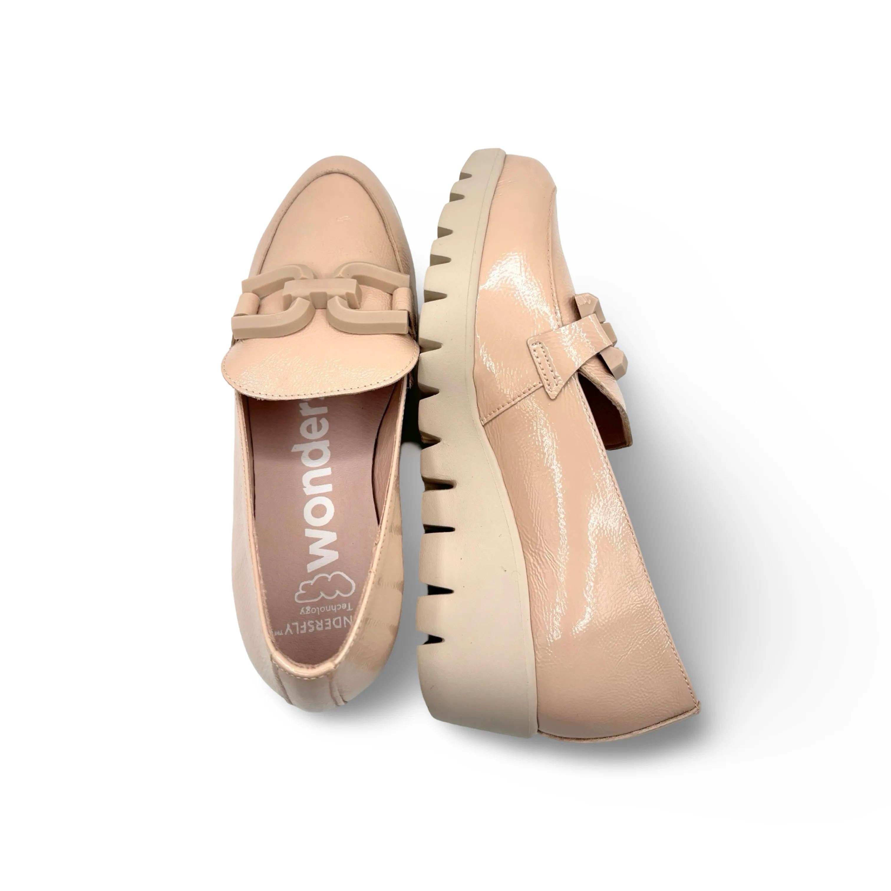 C33311 Nude Platform Loafer