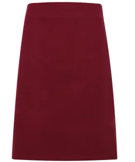 Calibre heavy cotton canvas waist apron | Burgundy