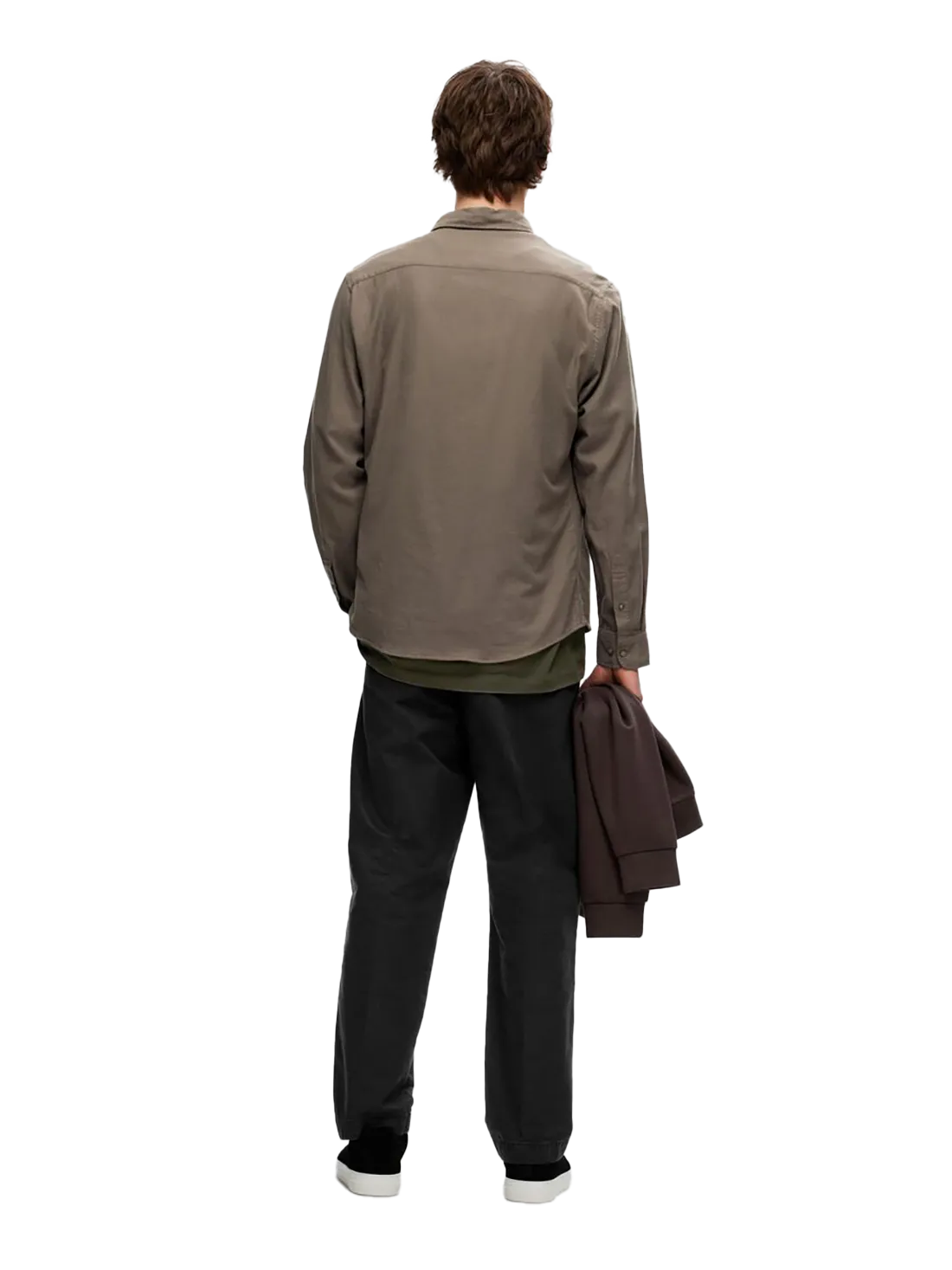 Camisa Slhslimowen-brushed