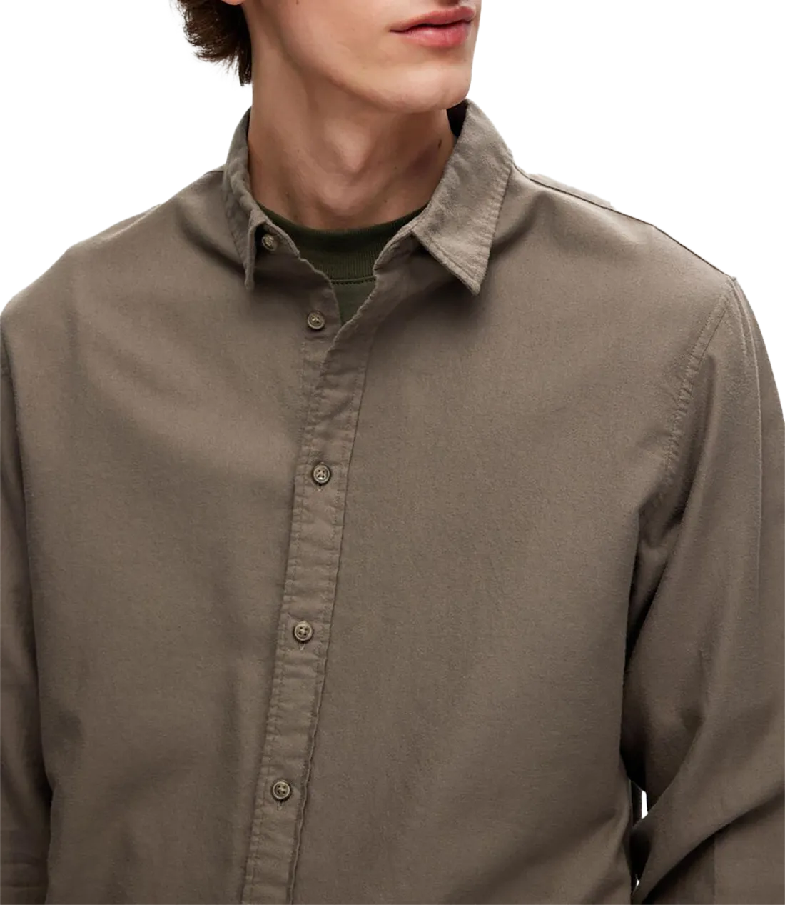 Camisa Slhslimowen-brushed