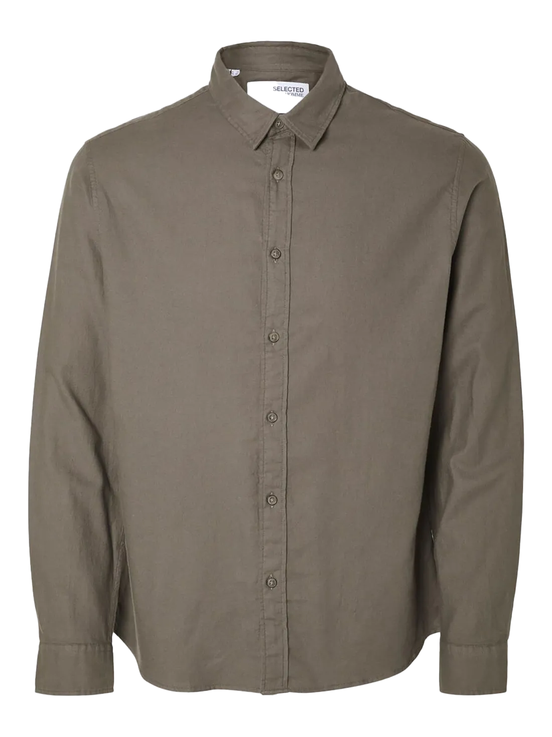Camisa Slhslimowen-brushed