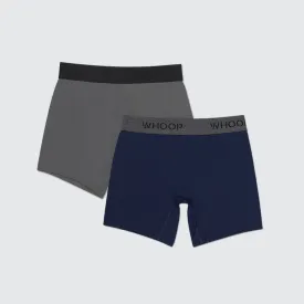 Charcoal/Midnight ANY-WEAR™ Boxer (2-Pack) | Smart Apparel