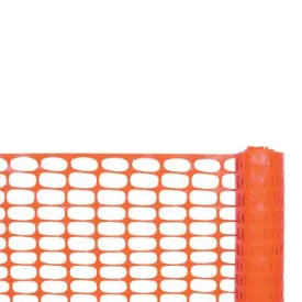 Cortina Safety Fences, 4 ft x 100 ft, Polyethylene, Orange, 03-902