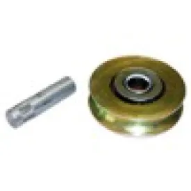 Door Wheel STEEL ROLLER BEARING TYPE : CONCAVE, DIA: 1-1/4',   NRE # 050877