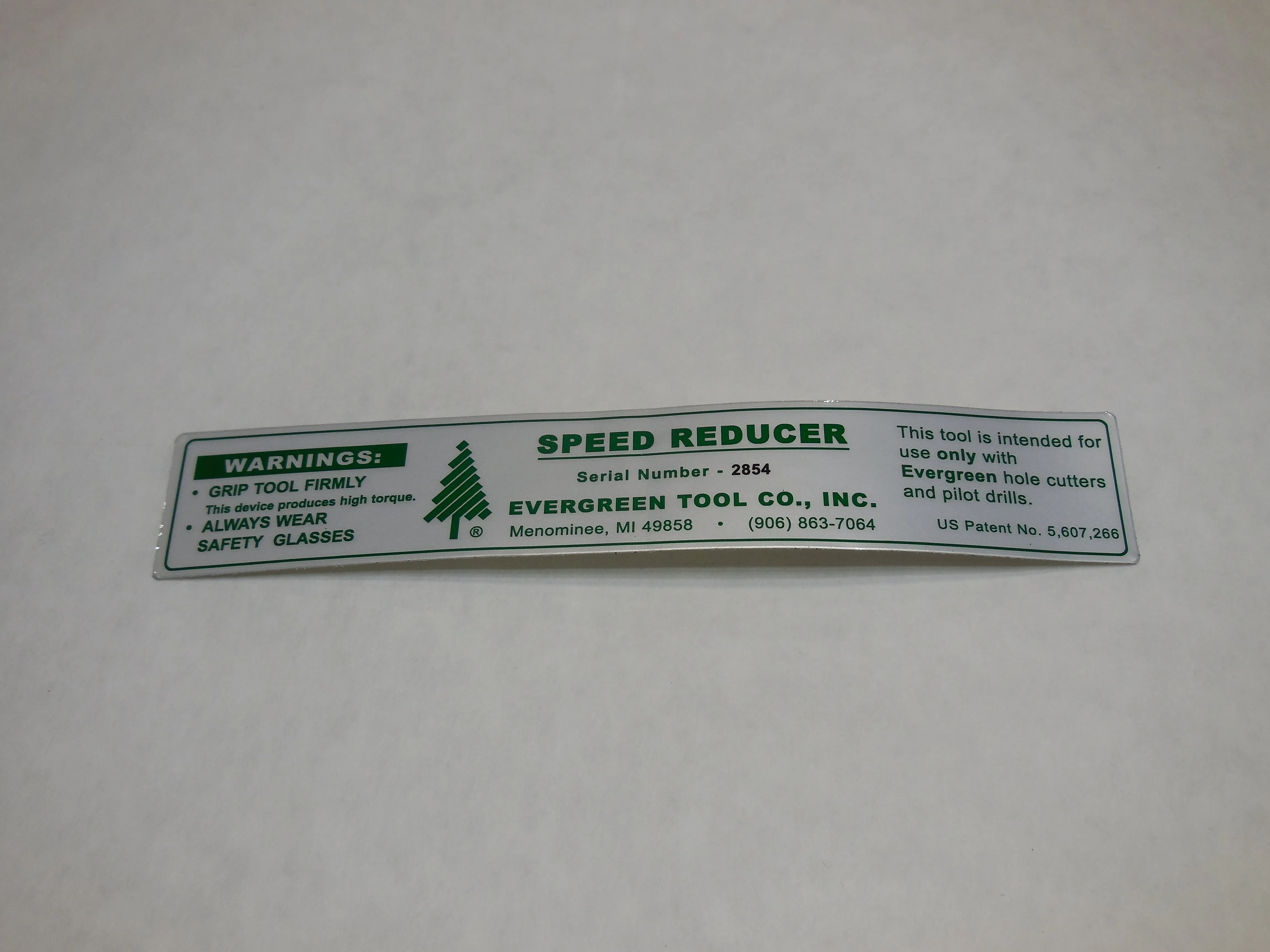 Evergreen Speed Reducer Components