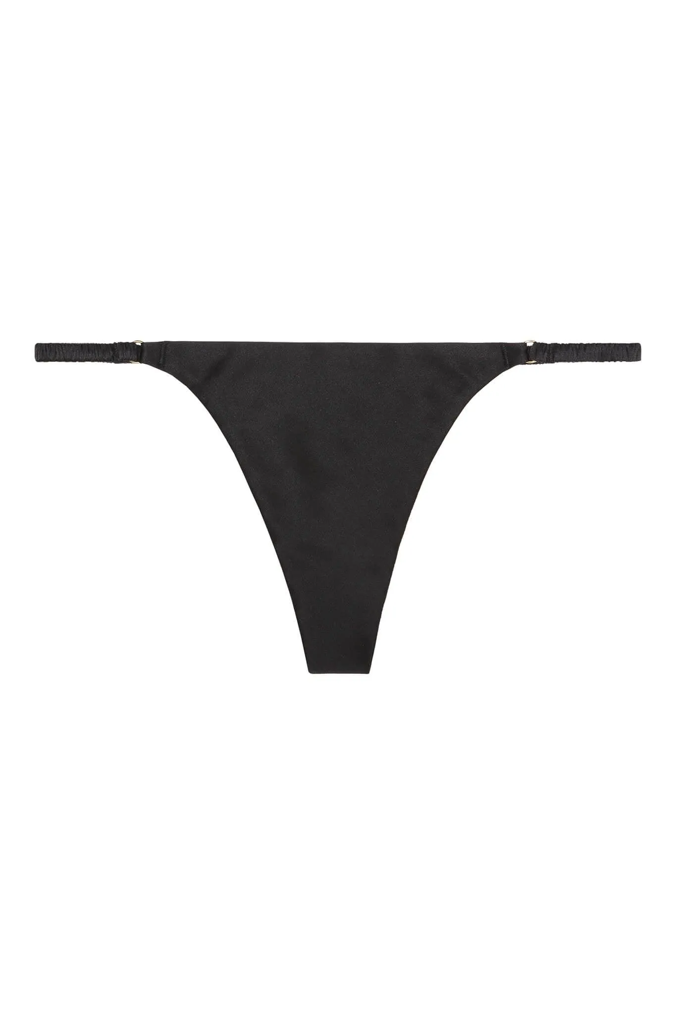 Everyday Black Silk G-String
