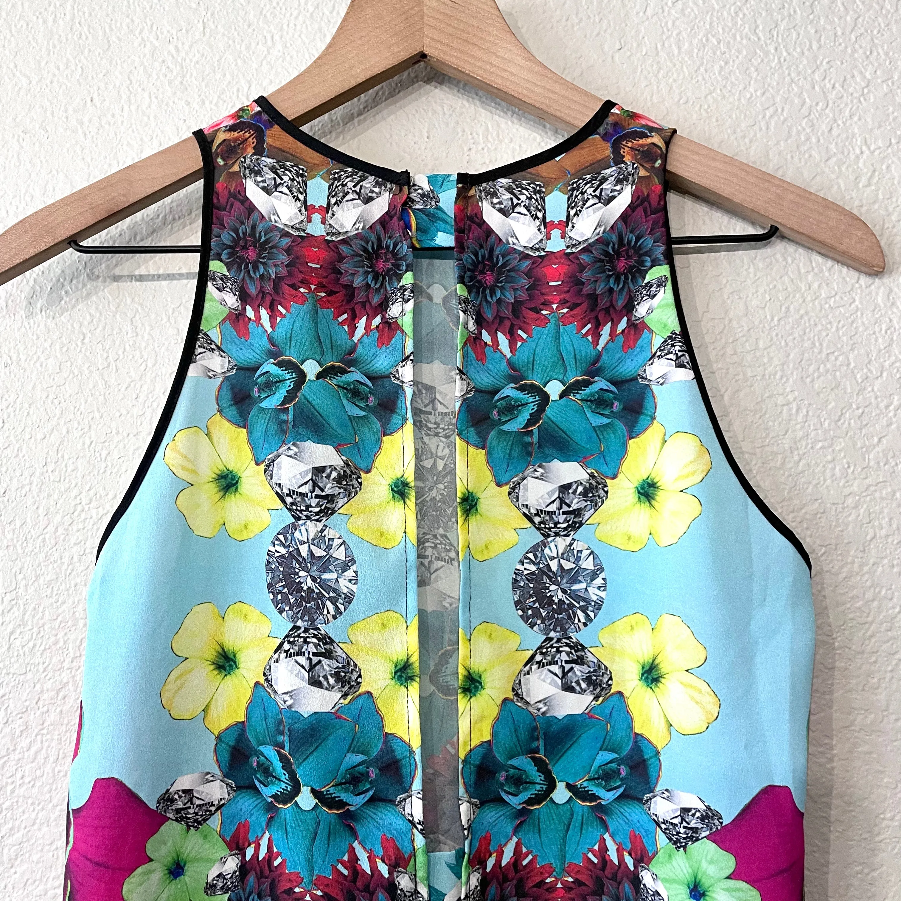 Floral High Low Top