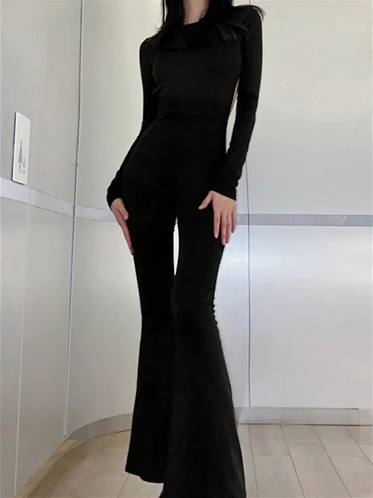 Halter Backless Playsuit fr kvinnor