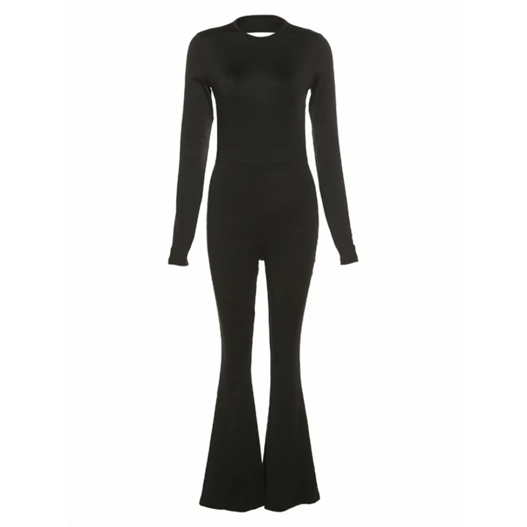 Halter Backless Playsuit fr kvinnor