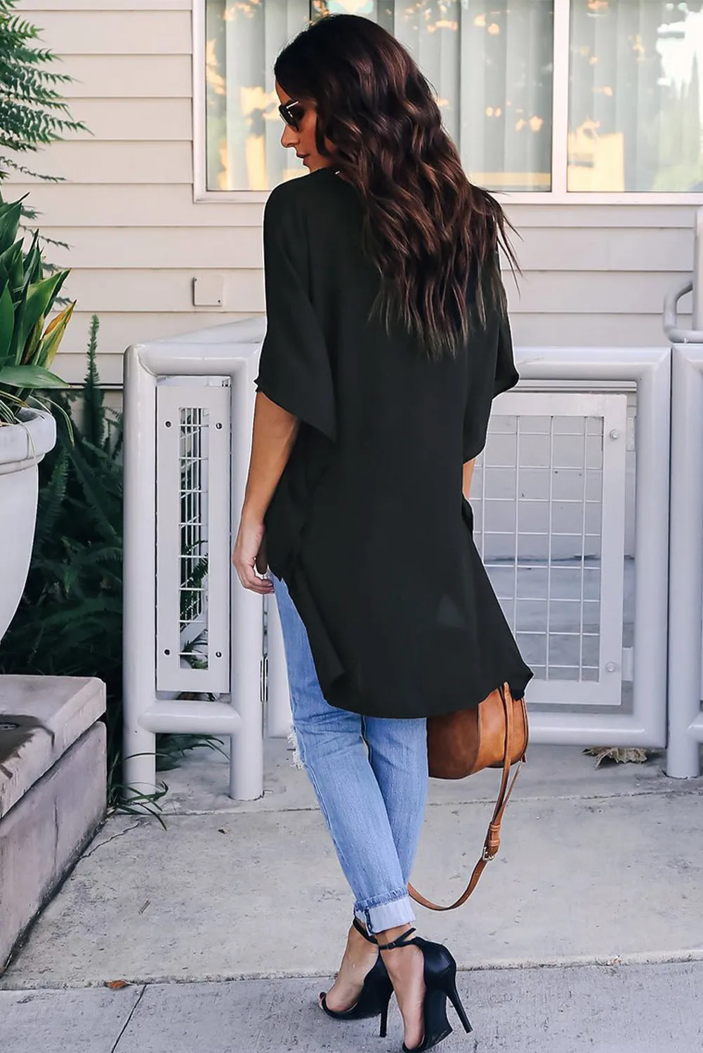 High Low Kimono Top