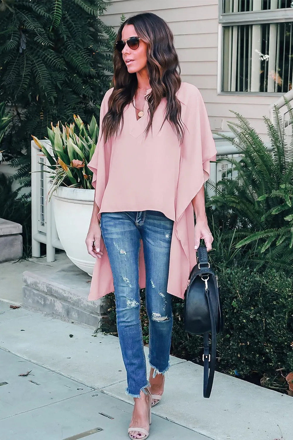 High Low Kimono Top