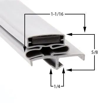 Jordon-Fogel SAKT48FA Cooler / Freezer / Refrigerator Compatible Door Gasket Part# (GA-115)