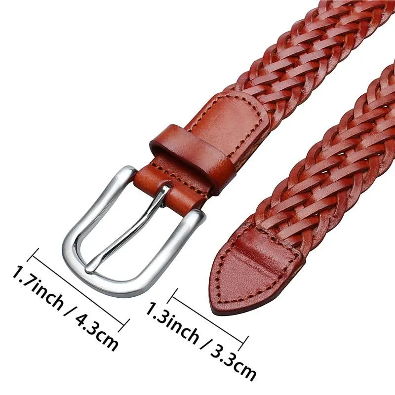 Lorenzo Braided Leather Belt
