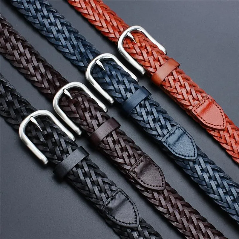 Lorenzo Braided Leather Belt