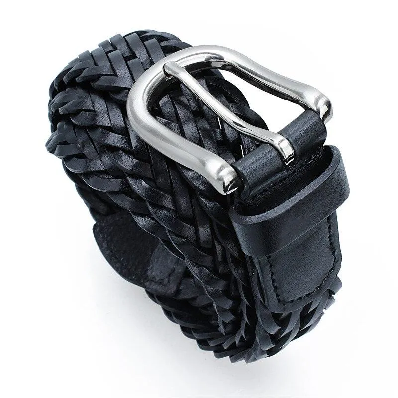 Lorenzo Braided Leather Belt