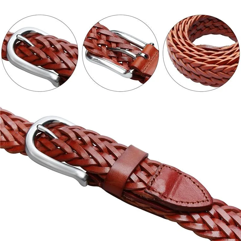 Lorenzo Braided Leather Belt