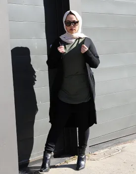 Low Neck High Low Top
