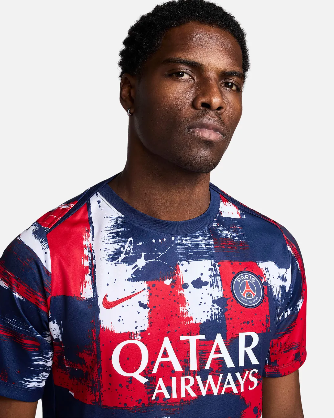 Maillot pré-match PSG 2024/2025 - Bleu/Rouge/Blanc