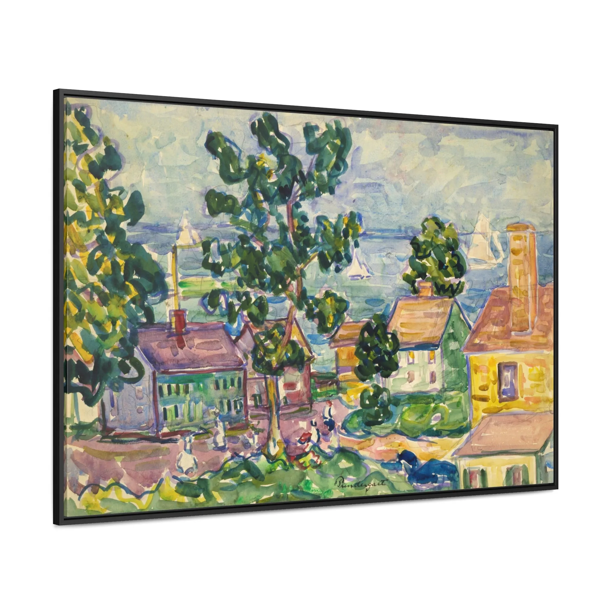 Majestic Coastal Charm Wall Art - Maurice Prendergast