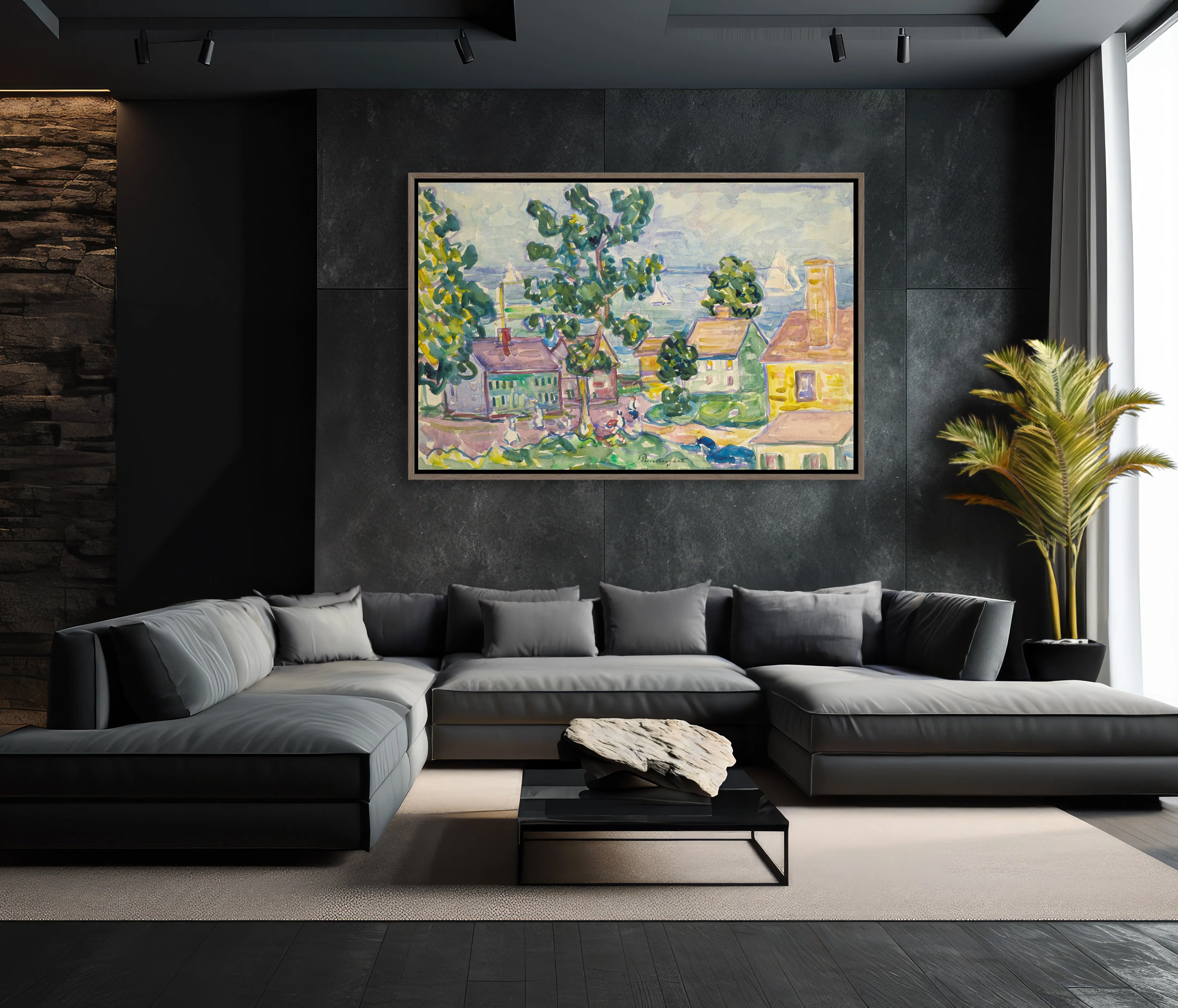 Majestic Coastal Charm Wall Art - Maurice Prendergast