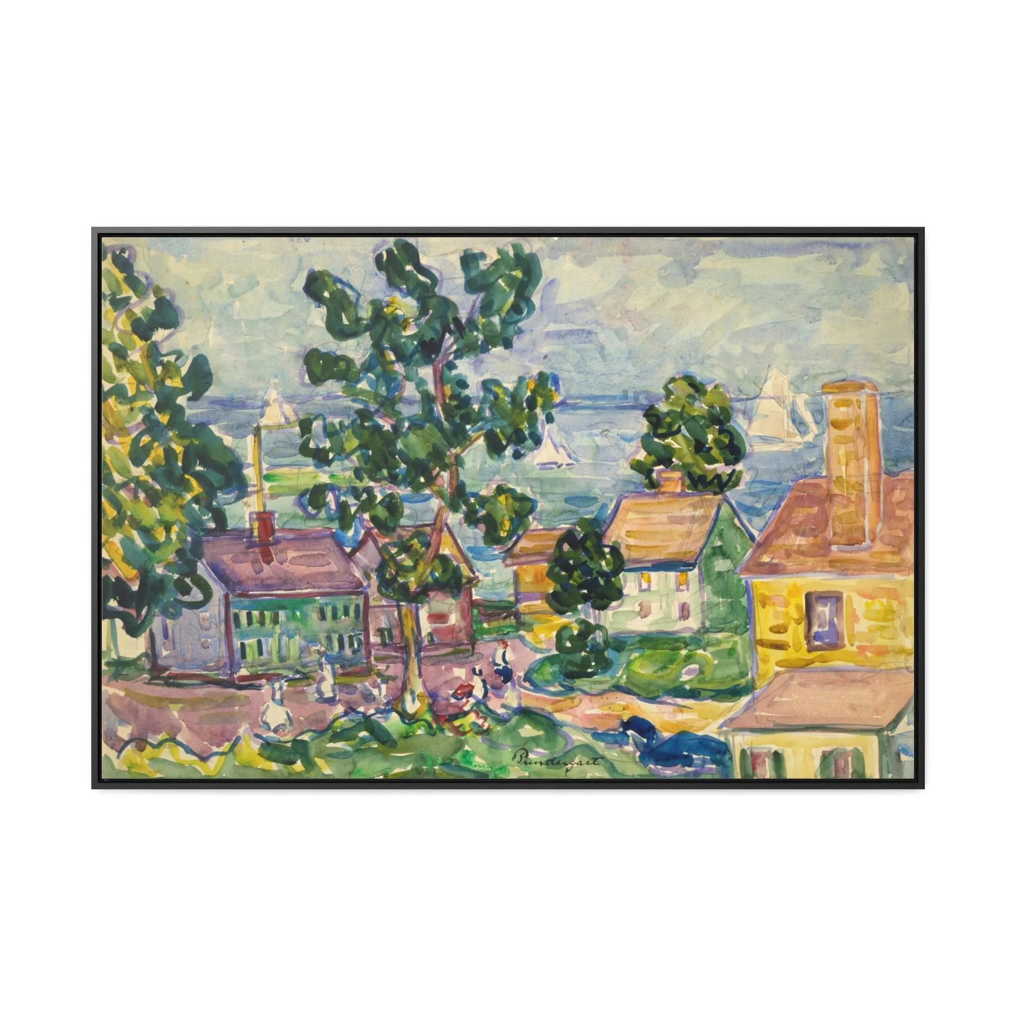 Majestic Coastal Charm Wall Art - Maurice Prendergast