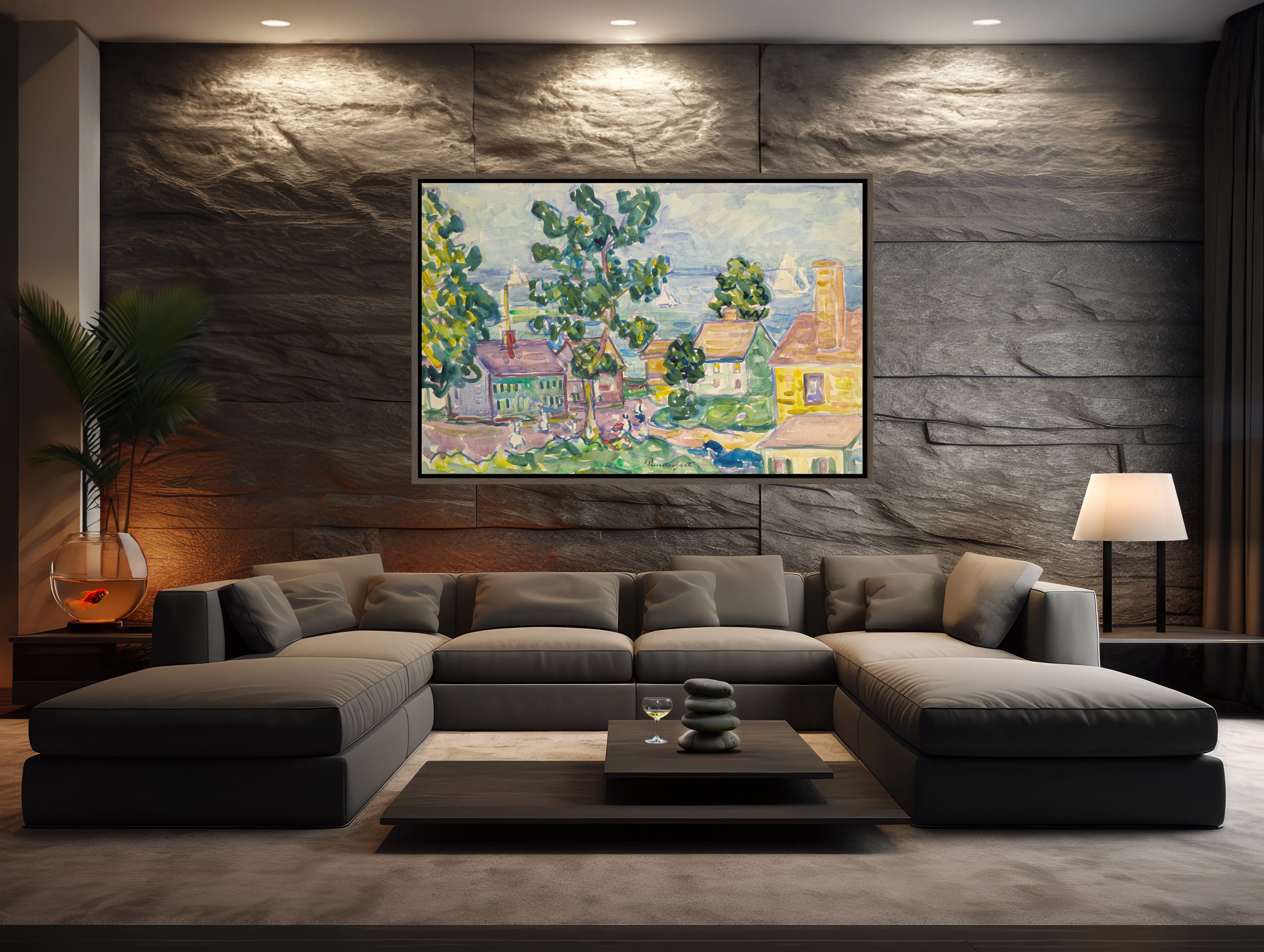 Majestic Coastal Charm Wall Art - Maurice Prendergast