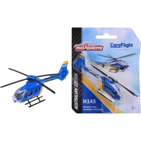Majorette Careflight Rescue Helicopter Travel Metal Toy Plane 3yrs 