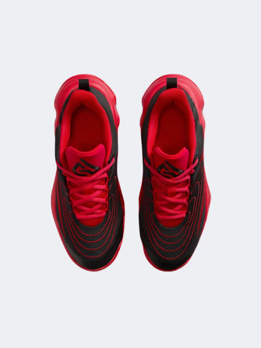 Nike Giannis Immortality 4 Gs-Boys Basketball Shoes Black/Red