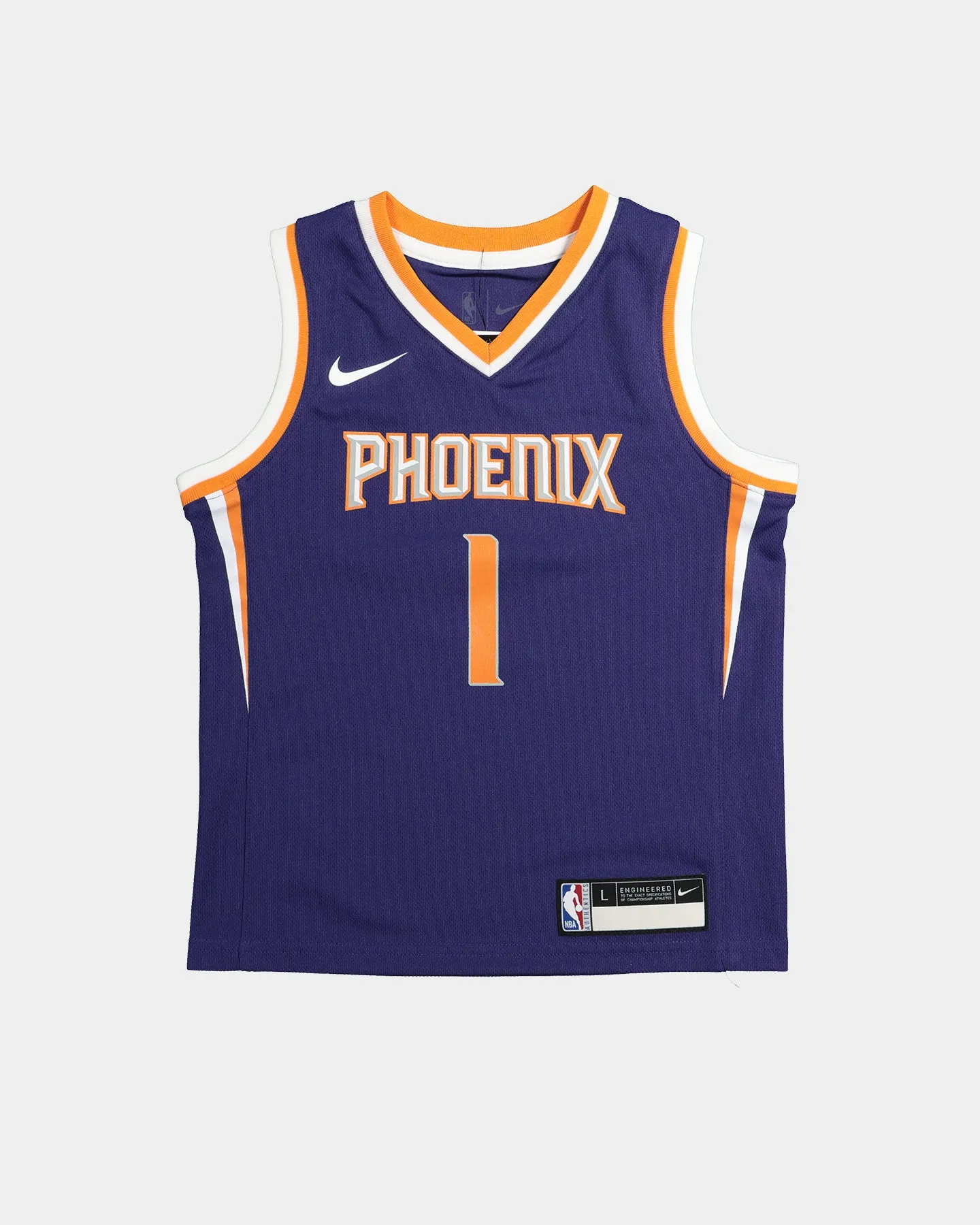 Nike Nike X NBA Kids' Phoenix Suns Devin Booker #1 Icon Replica NBA Jersey Royal