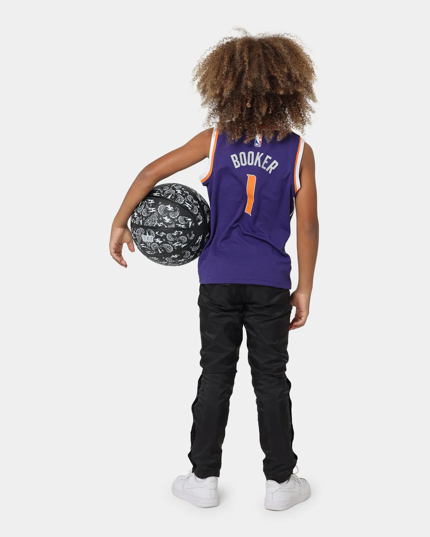 Nike Nike X NBA Kids' Phoenix Suns Devin Booker #1 Icon Replica NBA Jersey Royal