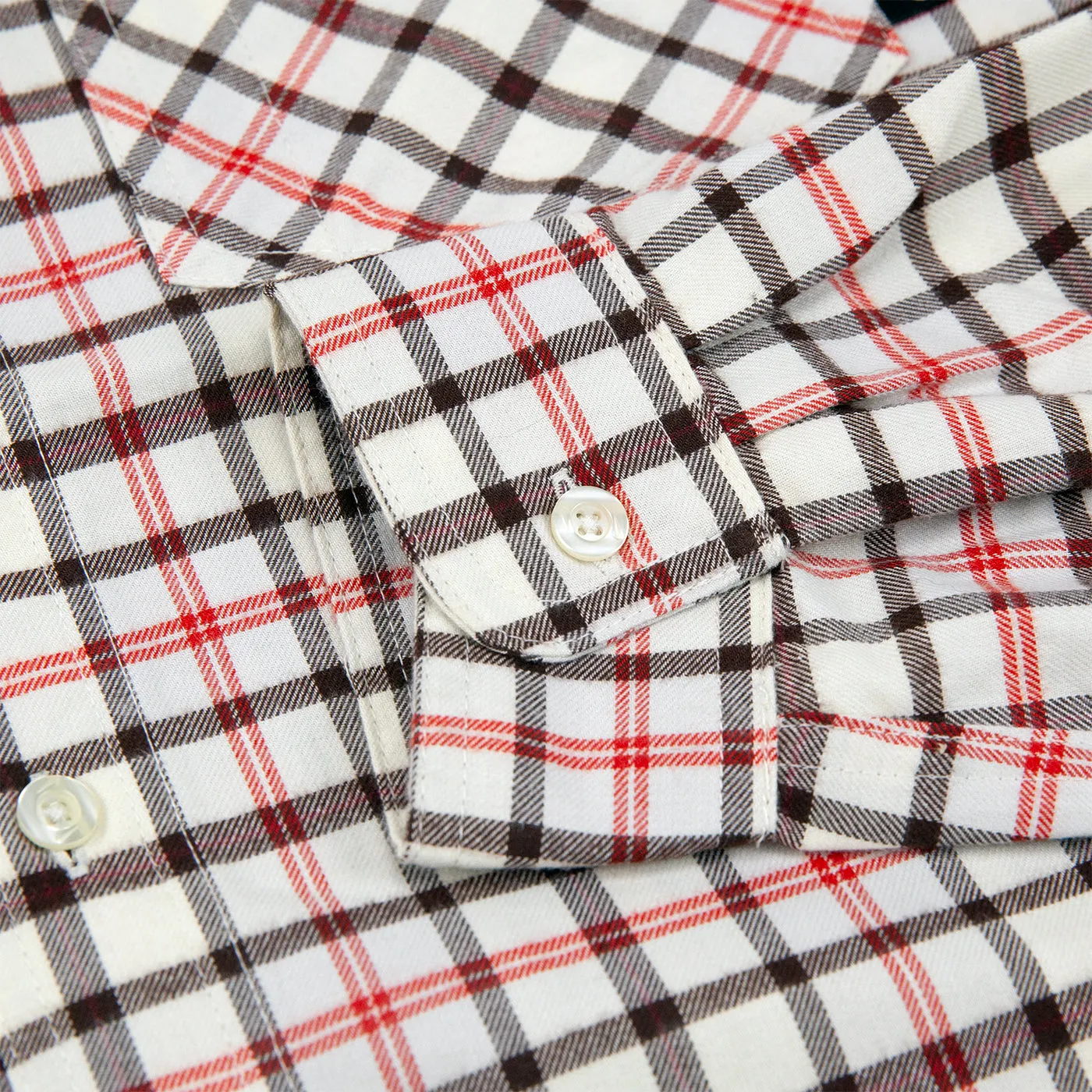 Nike SB L/S  Flannel Button Up  Shirt - Coconut Milk / Light Bone