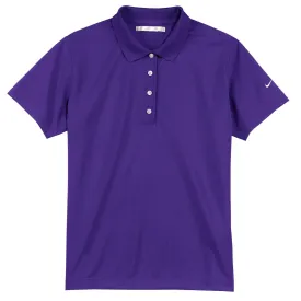 Nike Women's Varsity Purple Tech Basic Dri-FIT Short Sleeve Polo