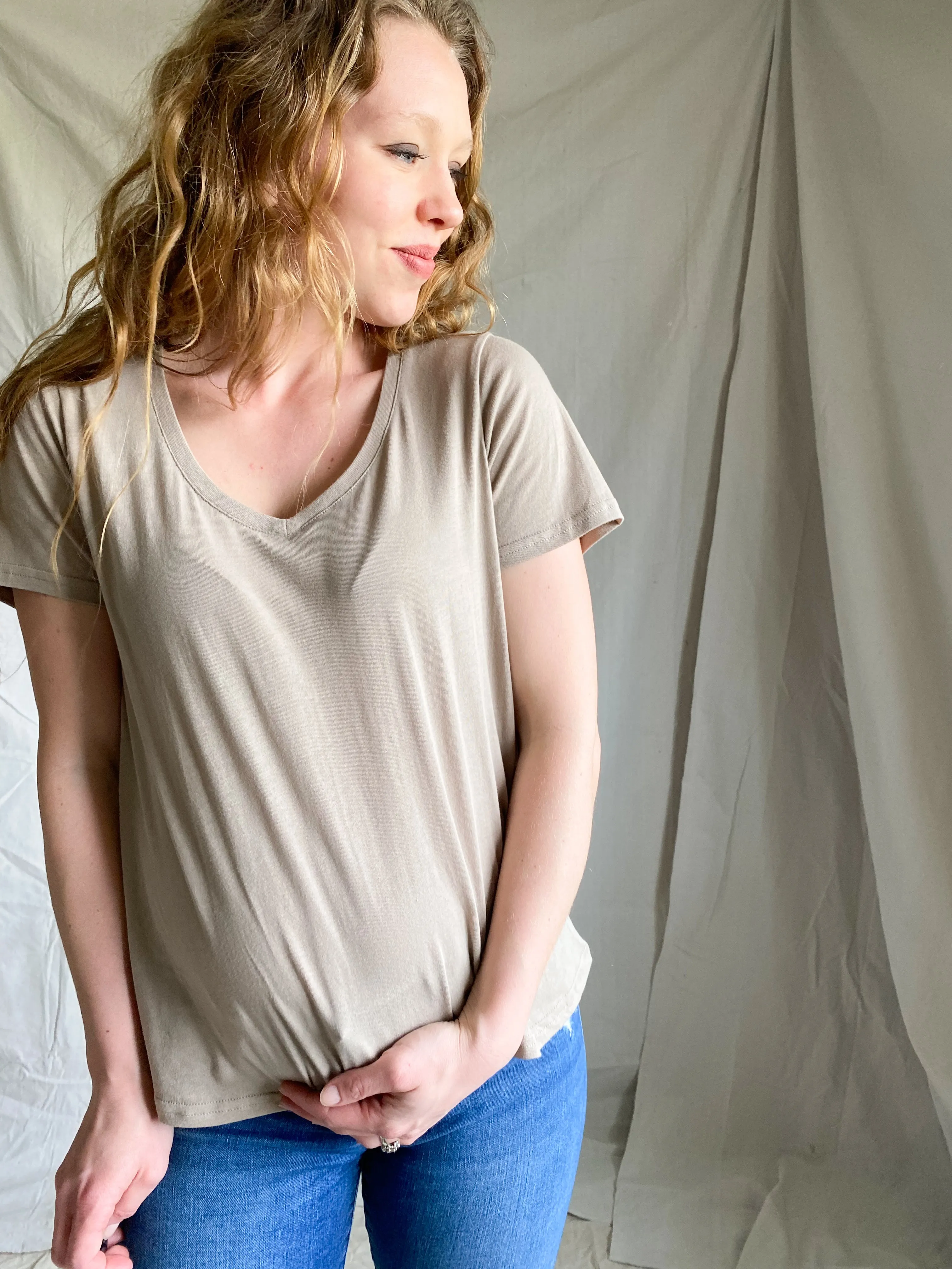 Ollie everyday tee [taupe]