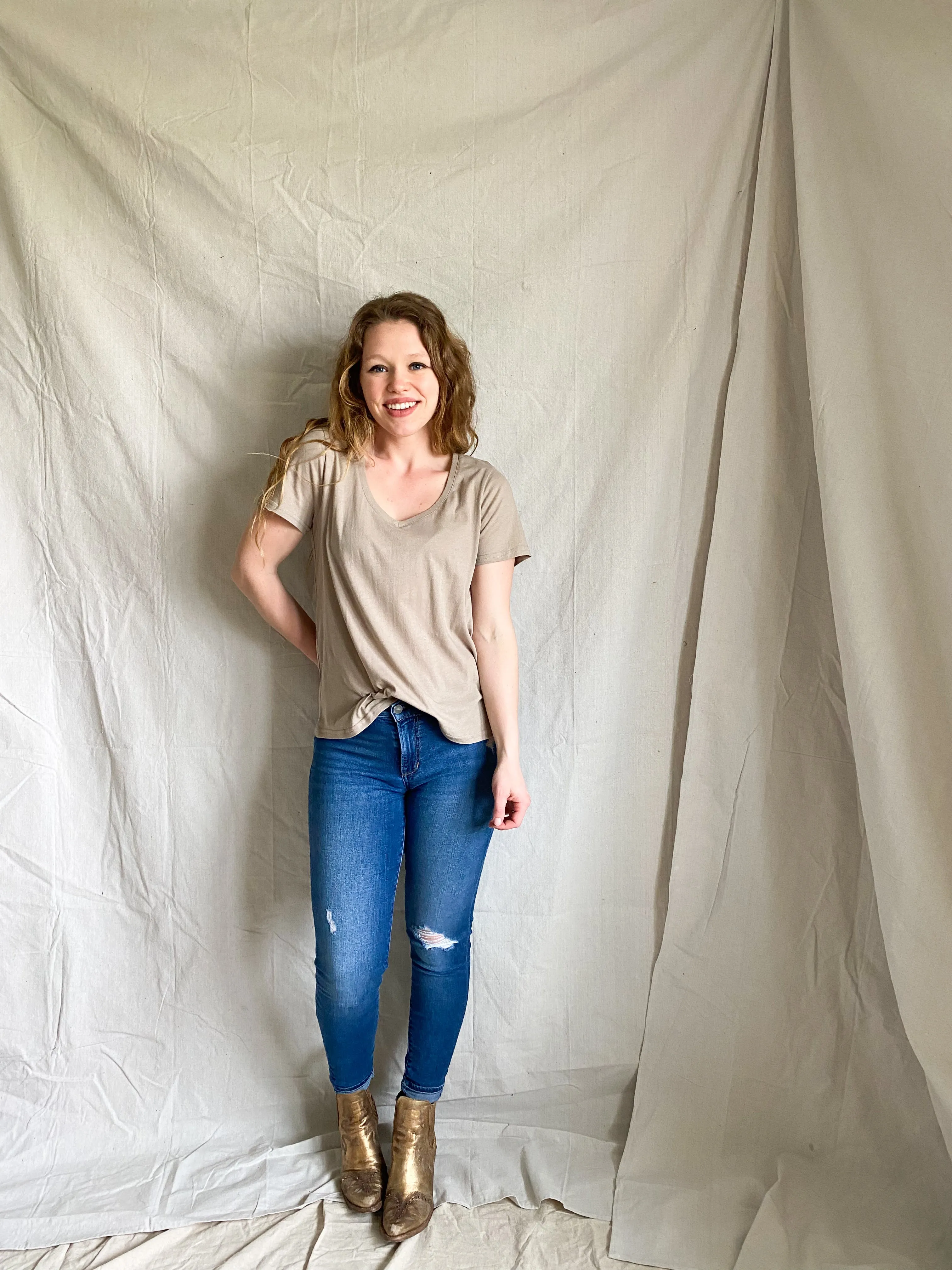 Ollie everyday tee [taupe]