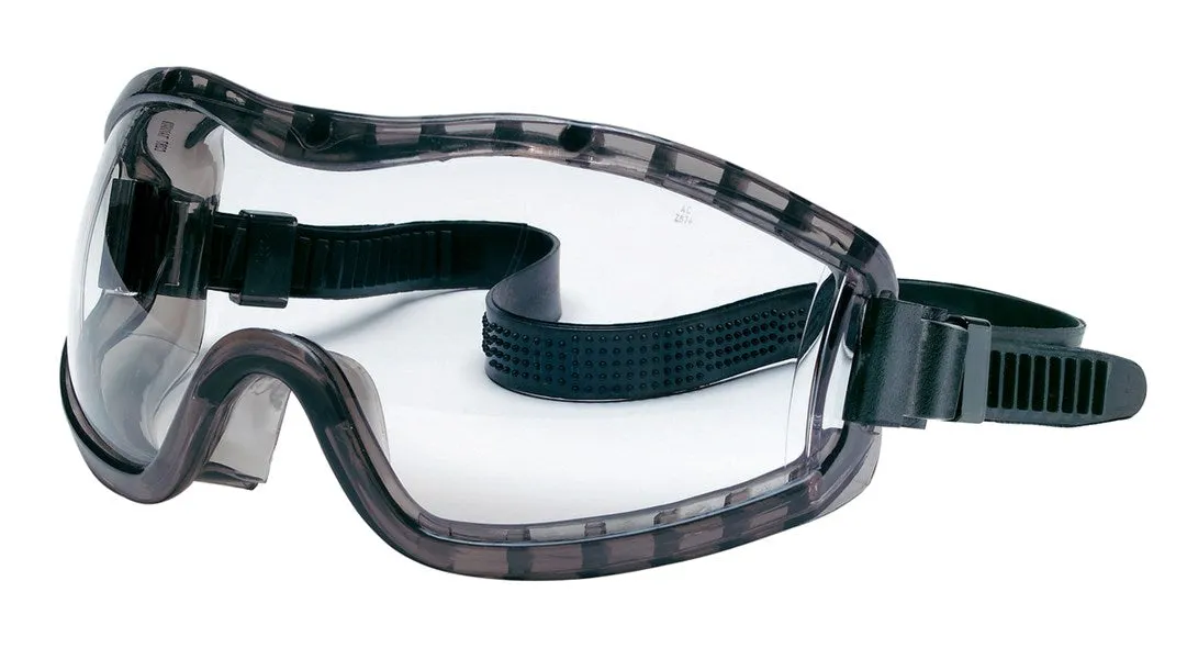 Protective Goggles - MCR Safety 23 Series Clear Lens Anti-Fog Coating Adjustable Rubber Strap 2310AF