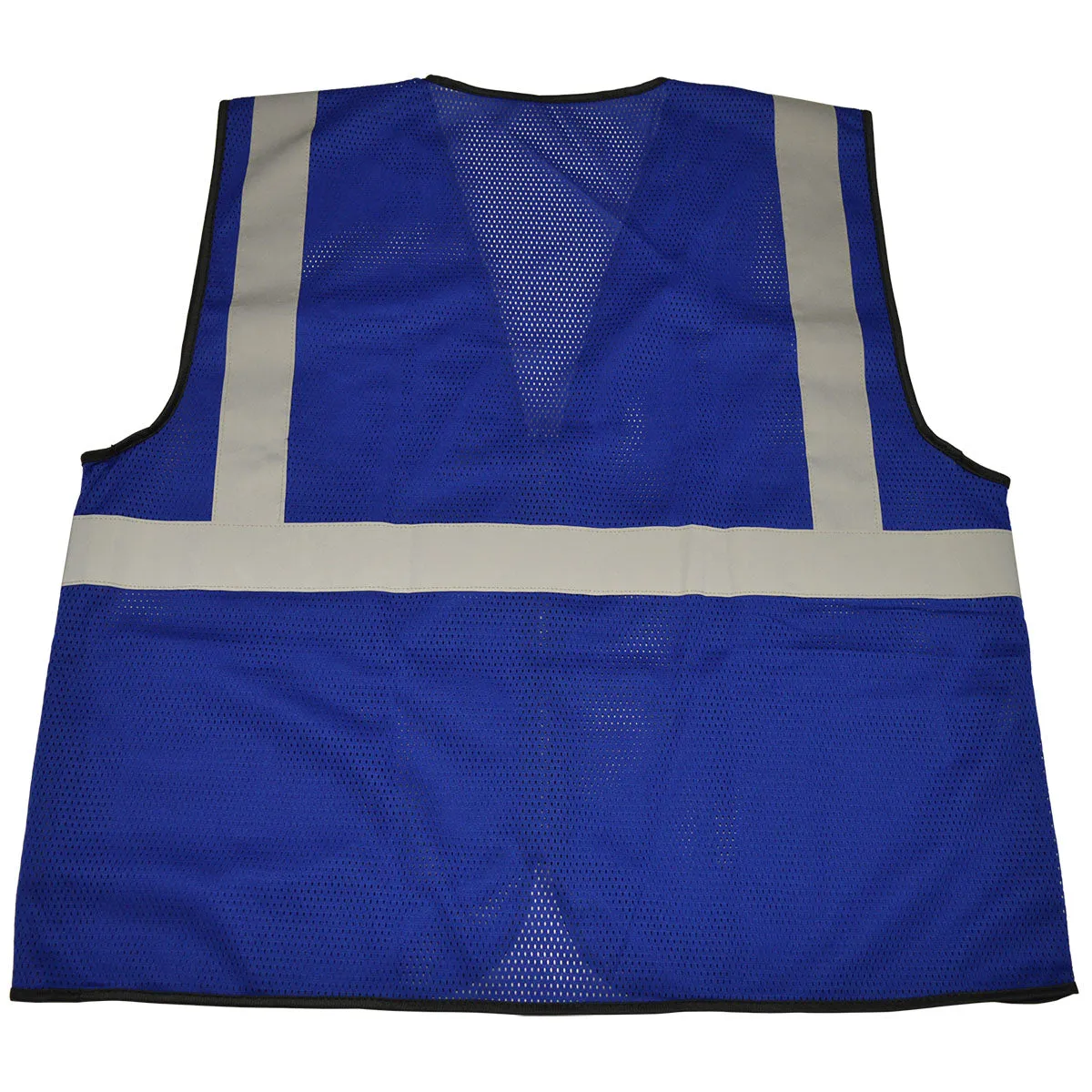 RBVM-S1 ANSI NON-Rated ROYAL BLUE Mesh Safety Vest for Enhanced Safety & Identification