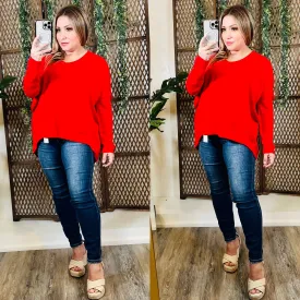 Red Hi/Lo Tops