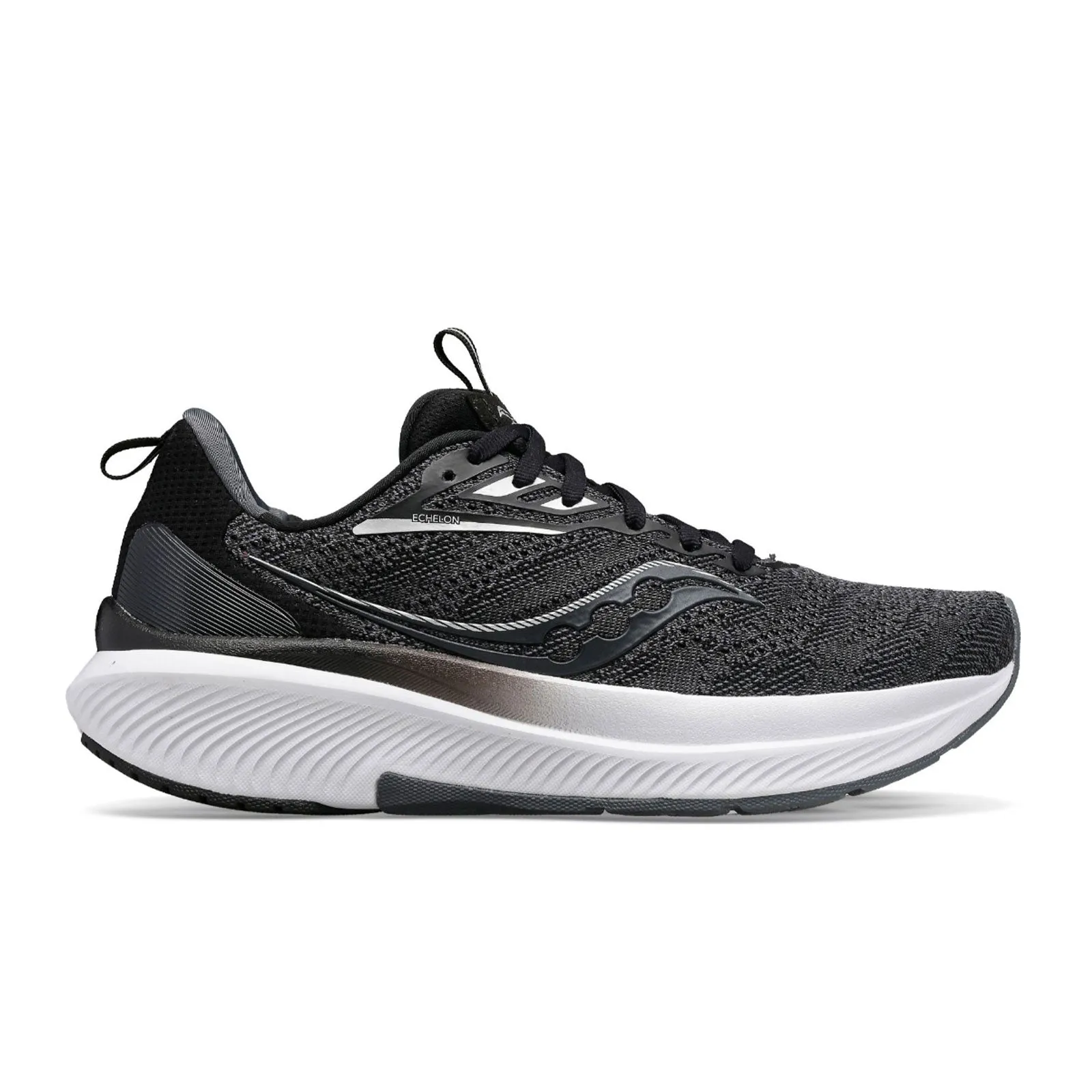 Saucony Echelon 9 Extra Wide Running Shoe (Women) - Black/White