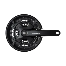 Shimano Altus FC-MT101 Crankset - 3x9 Speed