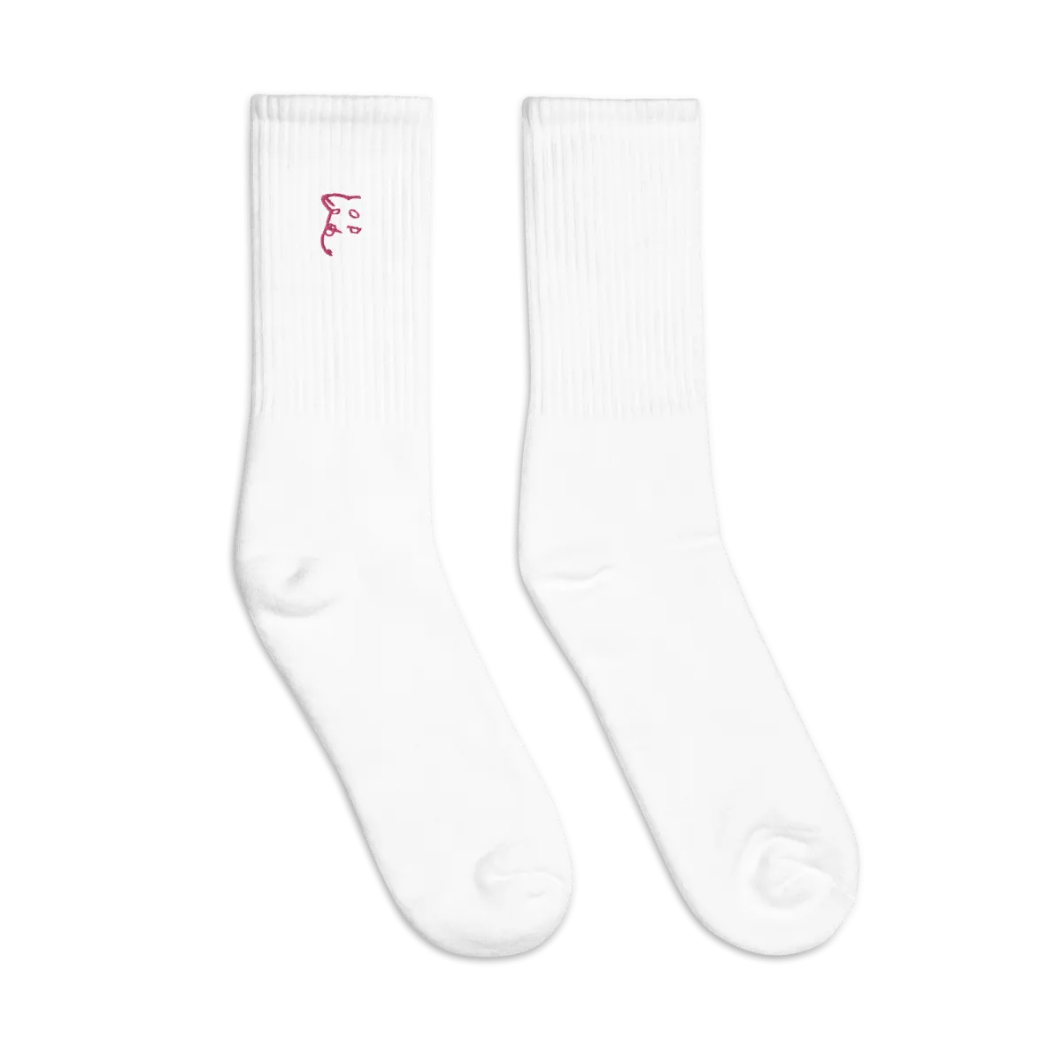 Simply Barker Embroidered Socks