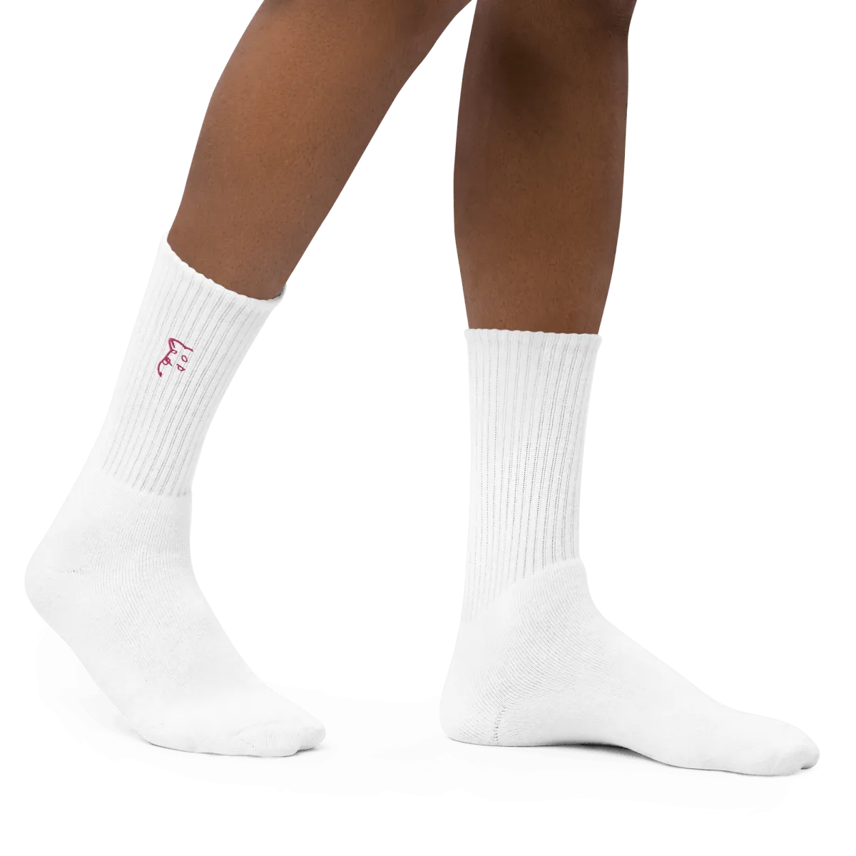 Simply Barker Embroidered Socks