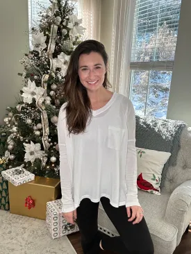 Snow White High-Low Top